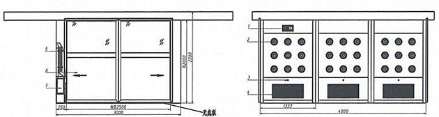 自动门货淋室设计图